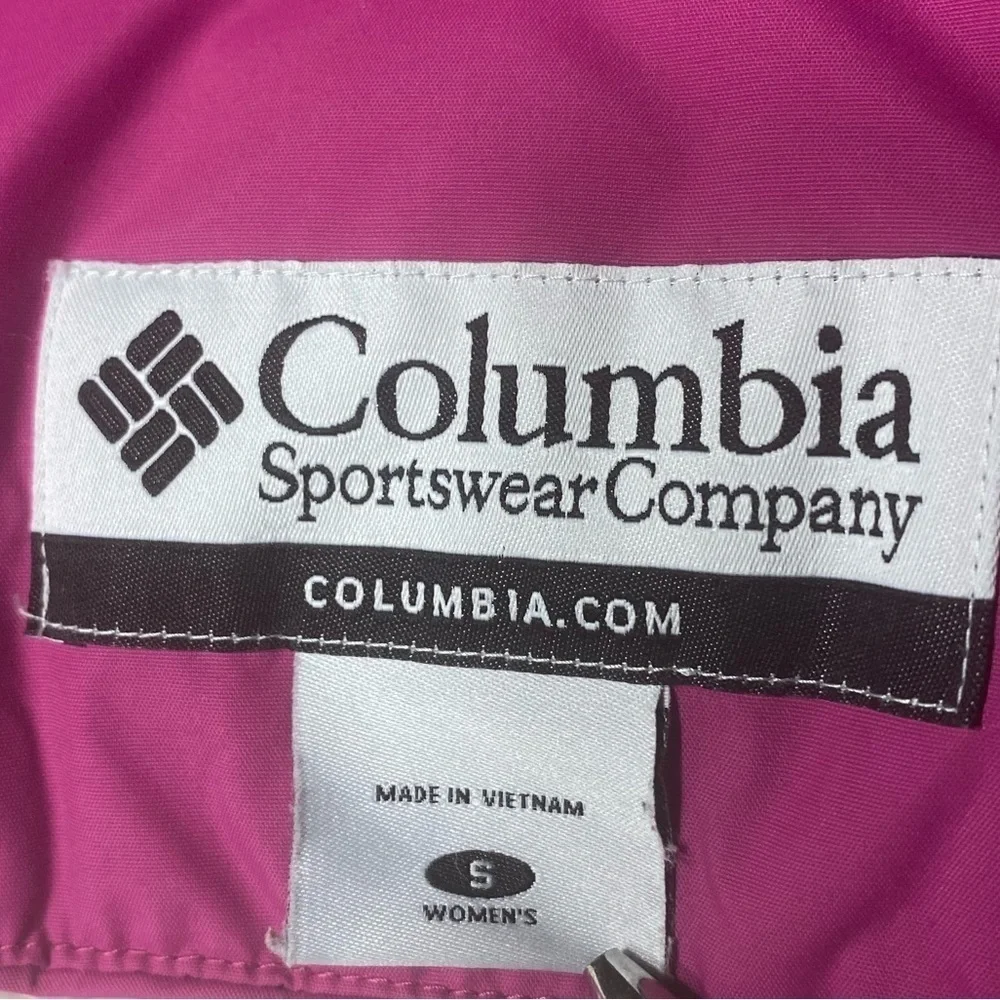 Columbia-Small Women’s Windy Ridge Winter Snow/Ski Jacket fuchsia/brown. VG cond - Picture 2 of 16